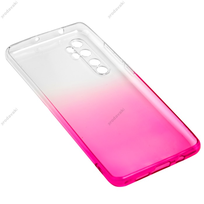 Чохол для Xiaomi Mi Note 10 Lite Gradient Design біло-рожевий