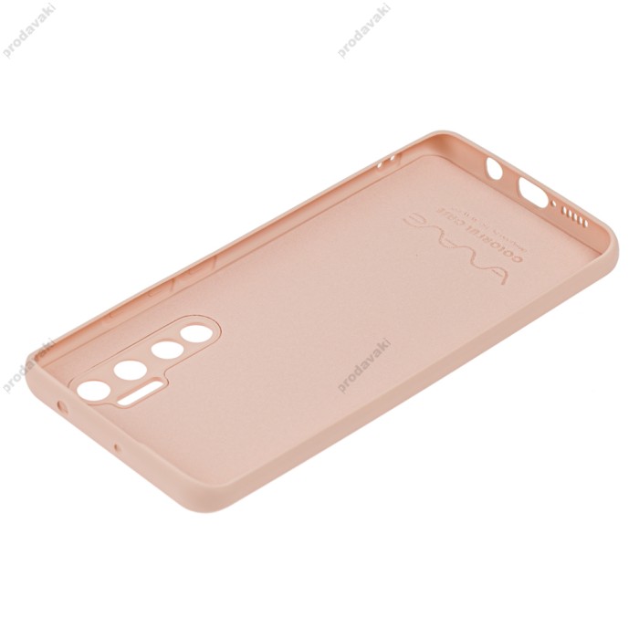 Чохол для Xiaomi Mi Note 10 Lite Wave colorful рожевий / pink sand