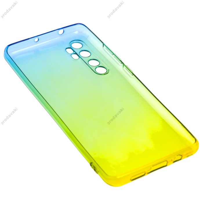 Чохол Xiaomi Mi Note 10 Lite Gradient Design жовто-зелений