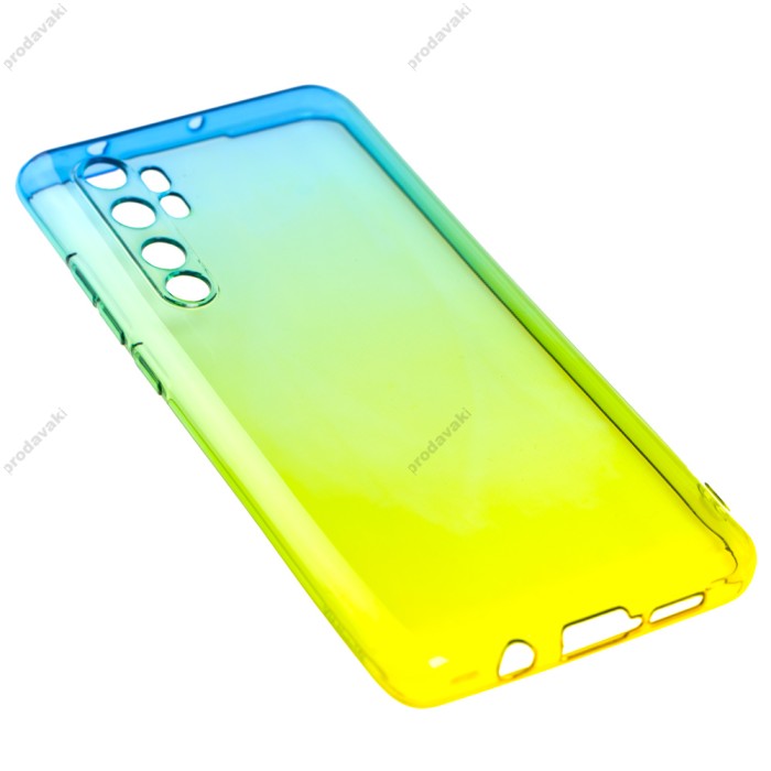 Чохол Xiaomi Mi Note 10 Lite Gradient Design жовто-зелений