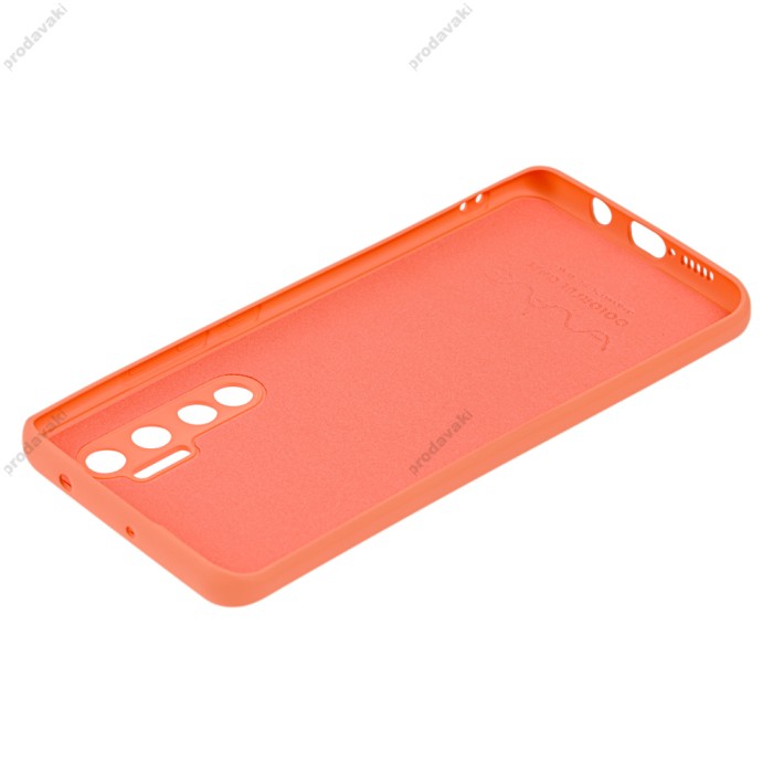 Чохол для Xiaomi Mi Note 10 Lite Wave colorful персиковий