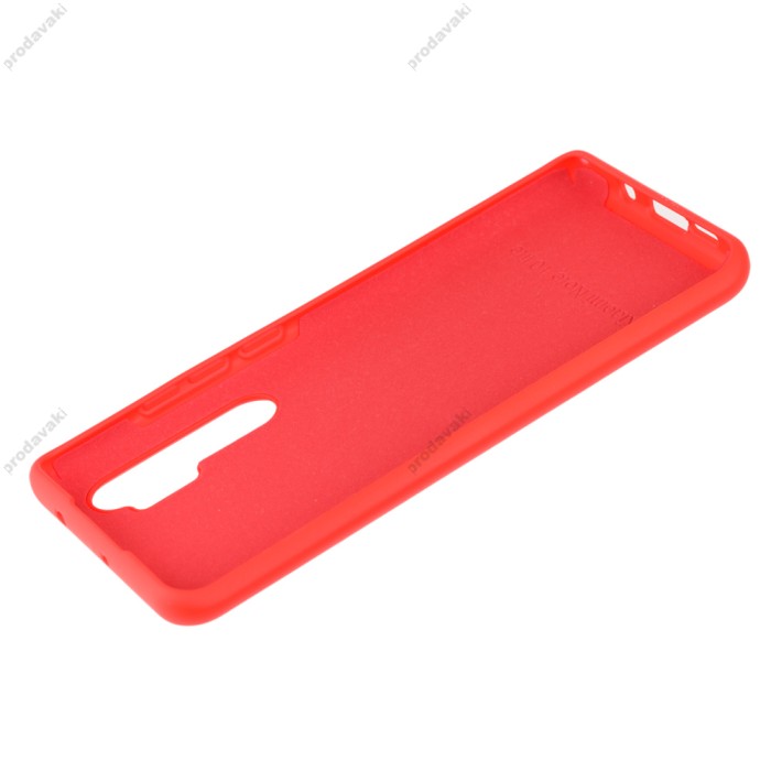 Чохол для Xiaomi Mi Note 10 Lite Silicone Full червоний