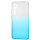 Чохол для Xiaomi Mi Note 10 Lite Gradient Design біло-бірюзовий