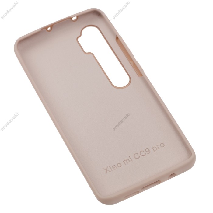 Чохол Xiaomi Mi Note 10 / Mi Note 10 Pro Silicone Full рожевий / pink sand