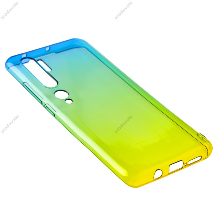 Чохол Xiaomi Mi Note 10 / Mi CC9Pro Gradient Design жовто-зелений