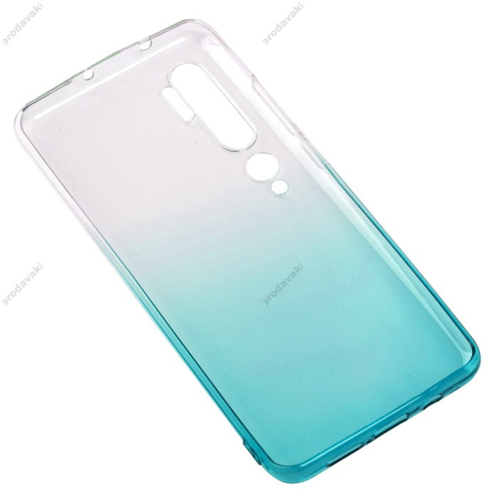 Чохол для Xiaomi Mi Note 10 / Mi CC9Pro Gradient Design біло-бірюзовий
