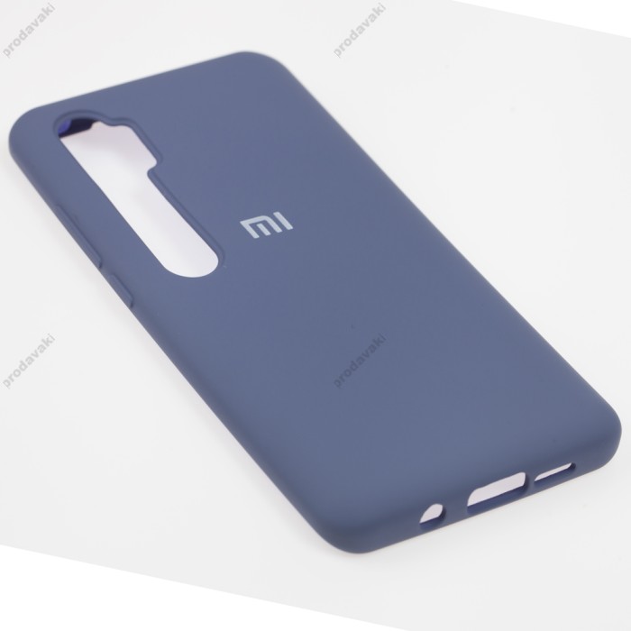 Чохол Xiaomi Mi Note 10 / Mi Note 10 Pro Silicone Full лавандовий сірий