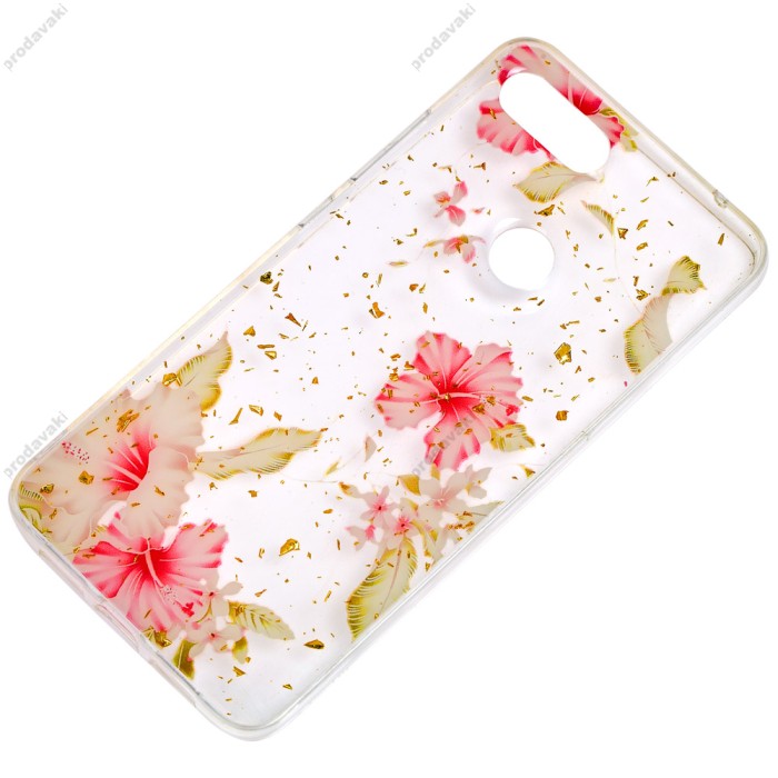 Чохол для Xiaomi Mi 8 Lite Flowers Confetti "китайська троянда"