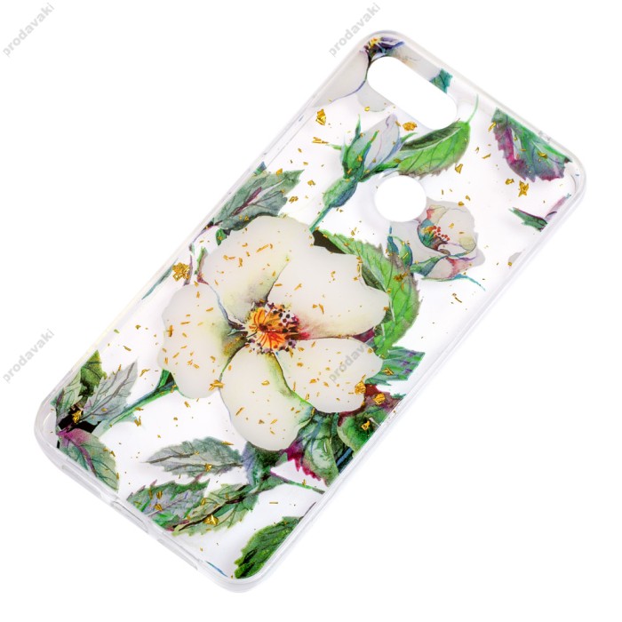 Чохол для Xiaomi Mi 8 Lite Flowers Confetti "шипшина"