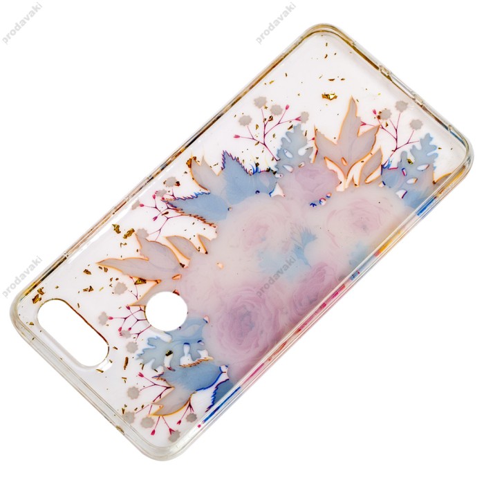 Чохол для Xiaomi Mi 8 Lite Flowers Confetti "кущова троянда"
