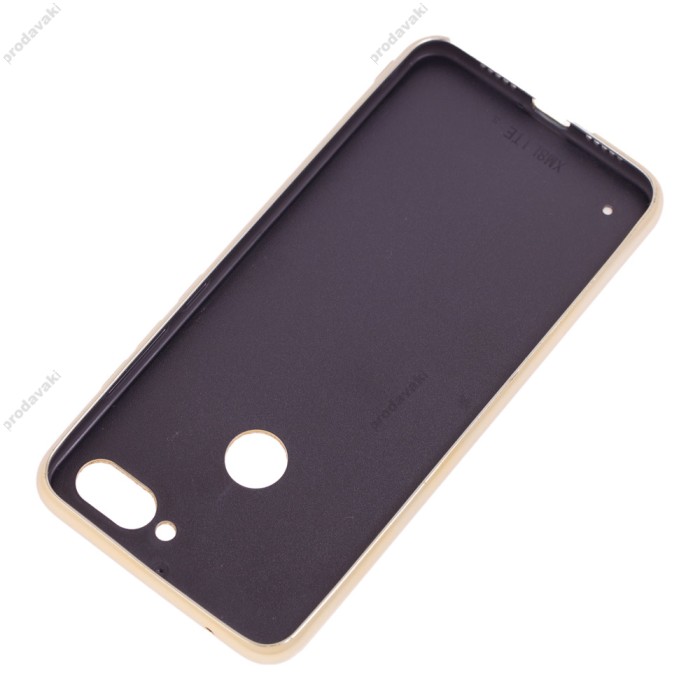 Чохол для Xiaomi Mi 8 Lite Shining sparkles з блискітками золотистий
