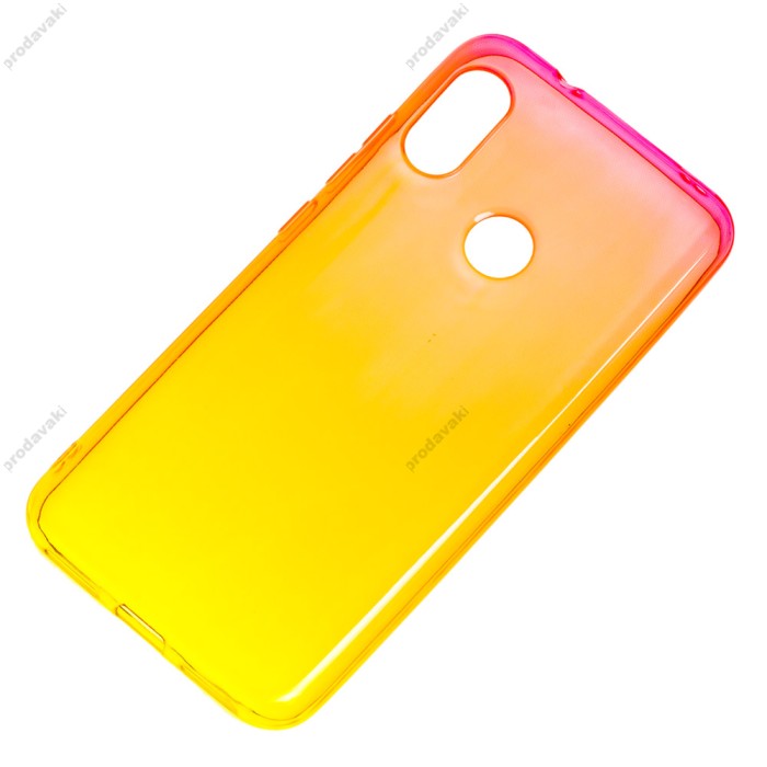 Чохол для Xiaomi Redmi 6 Pro / Mi A2 Lite Gradient Design червоно-жовтий