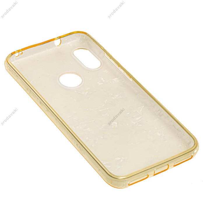 Чохол для Xiaomi Redmi 6 Pro / Mi A2 Lite Jelly золотий мармур