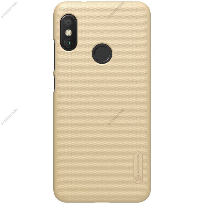 Чохол для Xiaomi Redmi 6 Pro / Mi A2 Lite Nillkin із захисною плівкою золотистий