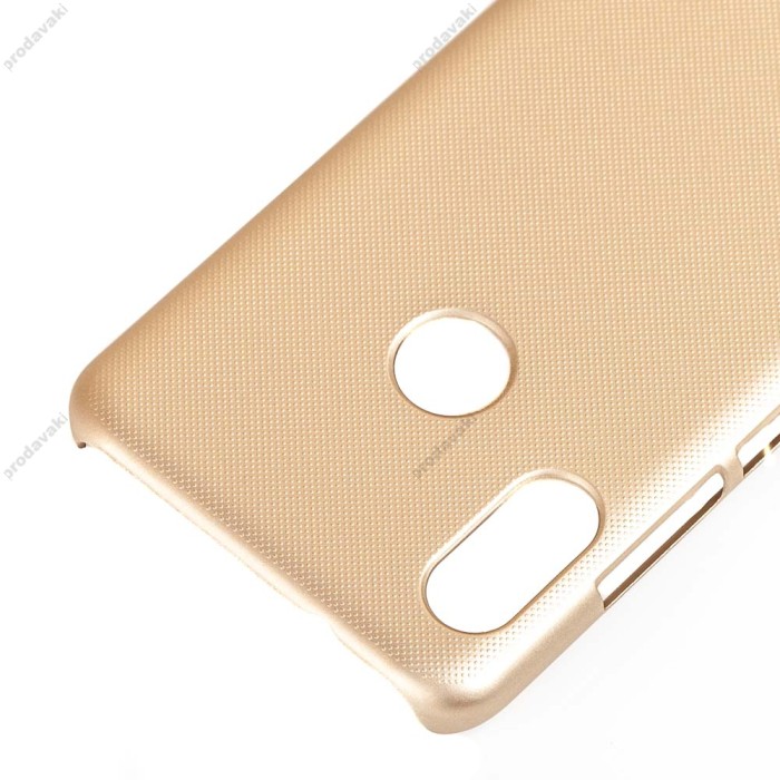 Чохол для Xiaomi Redmi 6 Pro / Mi A2 Lite Nillkin із захисною плівкою золотистий