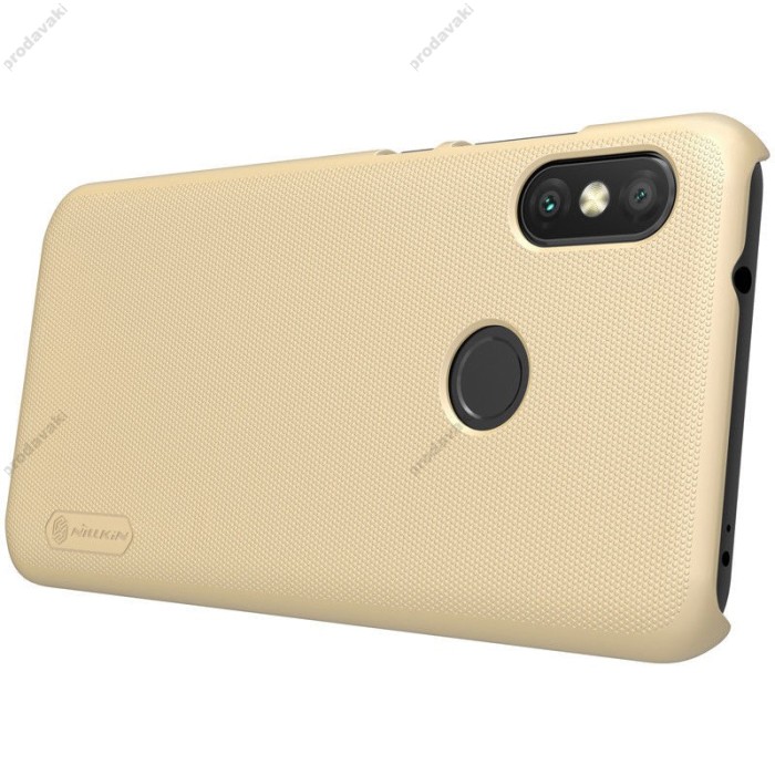Чохол для Xiaomi Redmi 6 Pro / Mi A2 Lite Nillkin із захисною плівкою золотистий