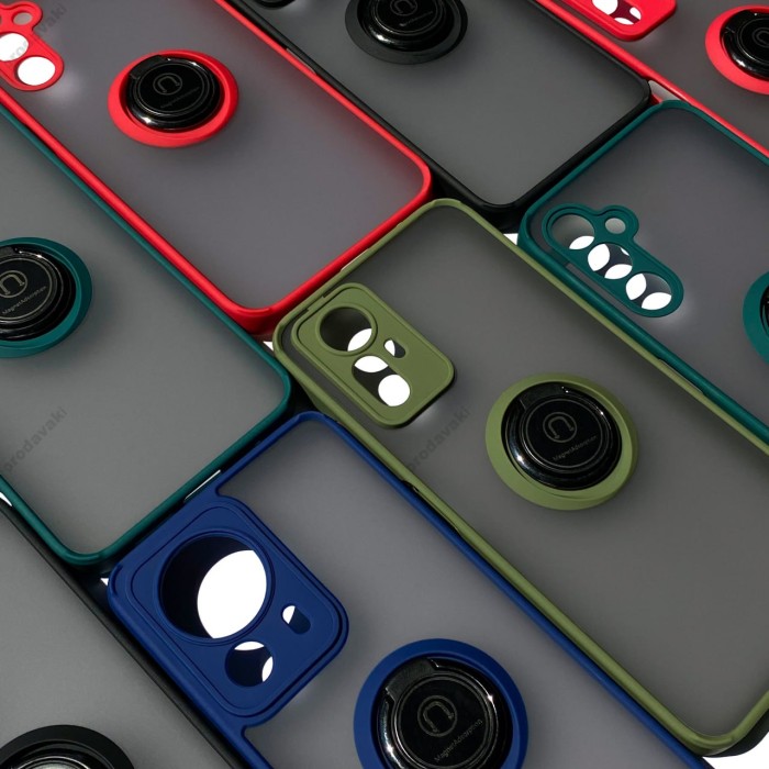 Чохол для Xiaomi Redmi Note 12S LikGus Edging Ring хакі