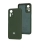 Чохол для Xiaomi Redmi 12 Full camera dark green