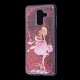 Чохол для Samsung Galaxy A6+ 2018 (A605) Блиск вода червоний "дівчина з букетом"