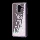 Чохол для Samsung Galaxy A6+ 2018 (A605) Блискучі вода світло-рожевий "yes you can"