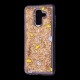 Чохол для Samsung Galaxy A6+ 2018 (A605) Блискучі вода золото "корона і діамант"