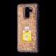 Чохол для Samsung Galaxy A6+ 2018 (A605) Блискучі вода золото "духи"