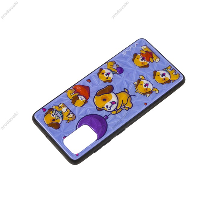 Чохол для Samsung Galaxy A71 (A715) Wave Majesty happy dog / light purple