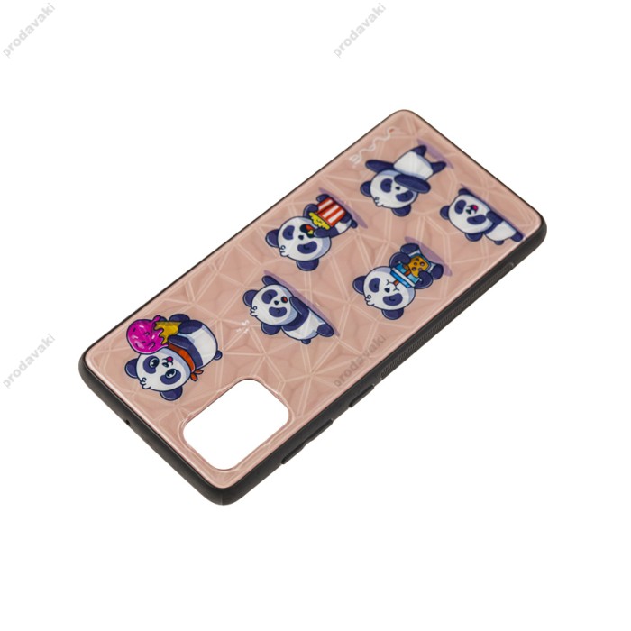 Чохол для Samsung Galaxy A71 (A715) Wave Majesty baby panda / light pink