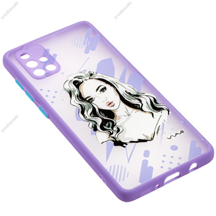 Чохол Samsung Galaxy A71 (A715) Wave Cartoon kiss me