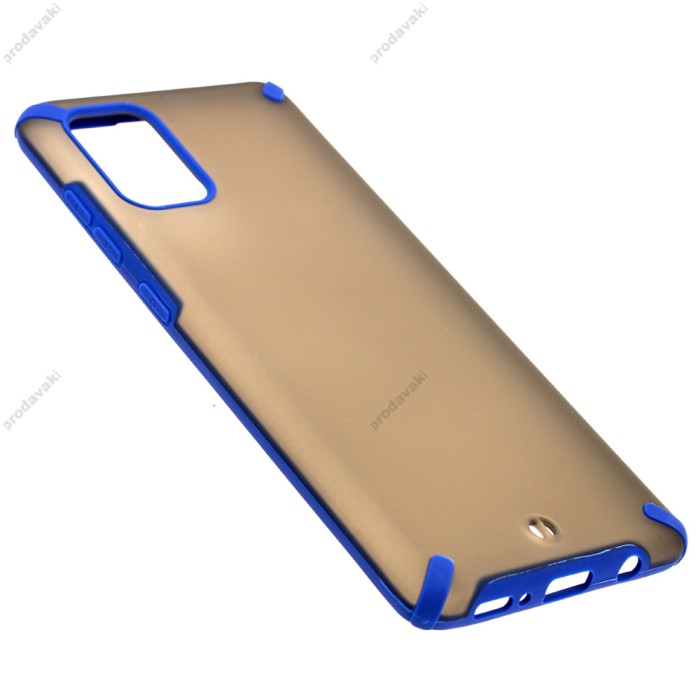 Чохол Samsung Galaxy A71 (A715) LikGus Touch Soft синій
