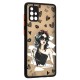 Чохол для Samsung Galaxy A71 (A715) Wave Cartoon black dress