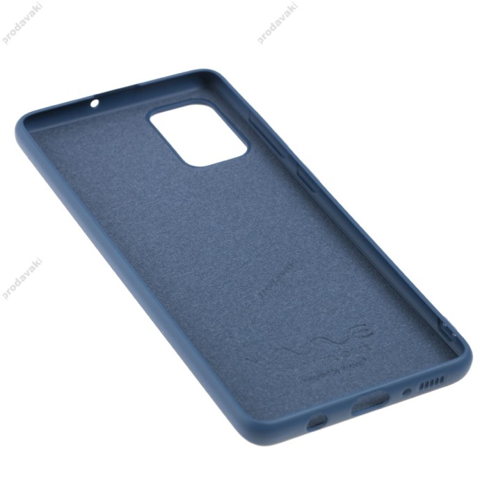 Чохол Samsung Galaxy A71 (A715) Wave colorful синій
