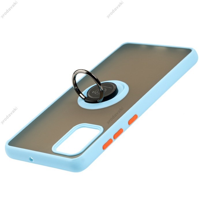 Чохол Samsung Galaxy A71 (A715) LikGus Edging Ring бірюзовий