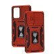 Чохол Samsung Galaxy A73 (A736) Camshield Army Ring червоний