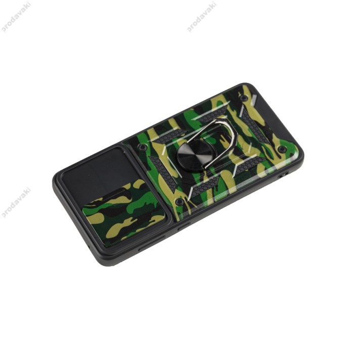 Чохол для Samsung Galaxy A73 (A736) Serge Ring Armor ударостійкий army green