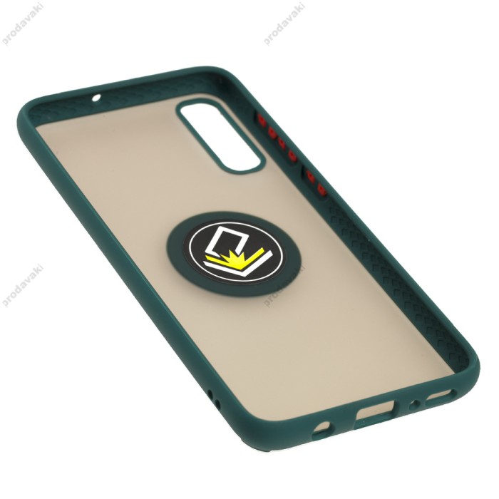 Чохол Samsung Galaxy A70 (A705) LikGus Edging Ring оливковий