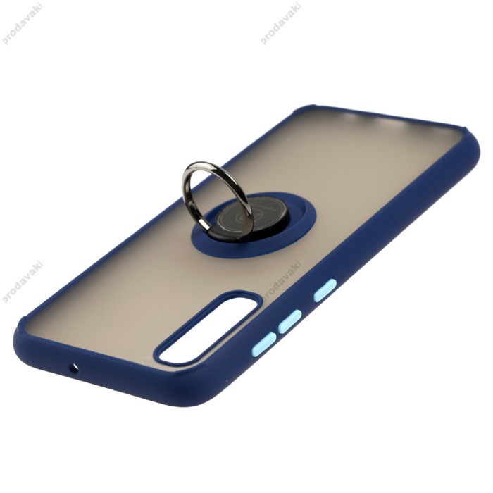 Чохол Samsung Galaxy A70 (A705) LikGus Edging Ring синій