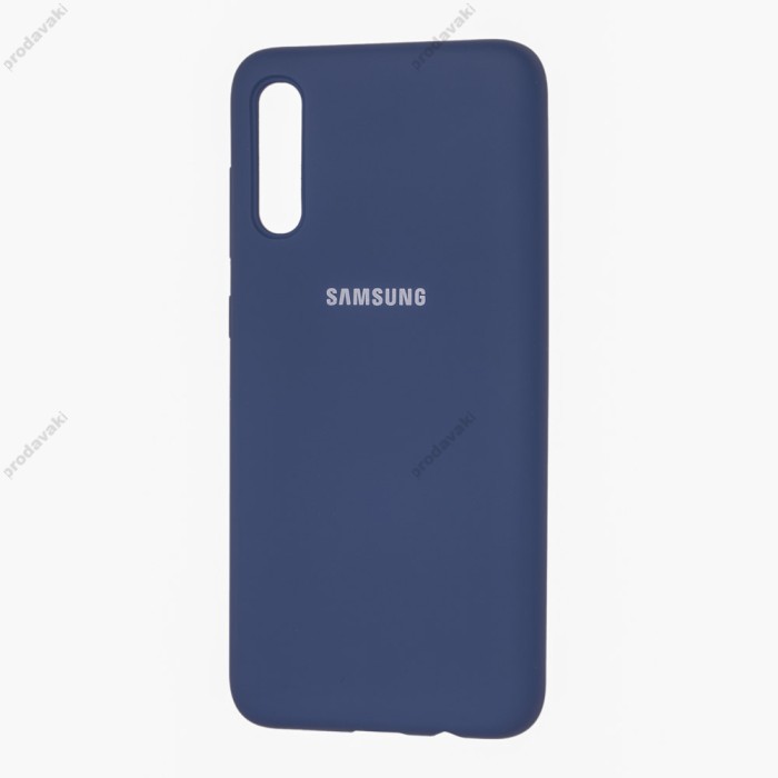 Чохол для Samsung Galaxy A70 (A705) Silicone Full синій