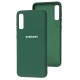Чохол Samsung Galaxy A70 (A705) Silicone Full зелений / dark green