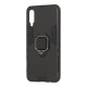 Чохол Samsung Galaxy A70 (A705) Transformer Ring удароміцний з кільцем чорний
