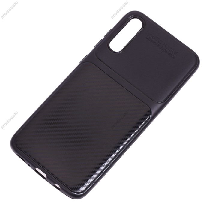 Чохол Samsung Galaxy A70 (A705) Ultimate Carbon premium чорний