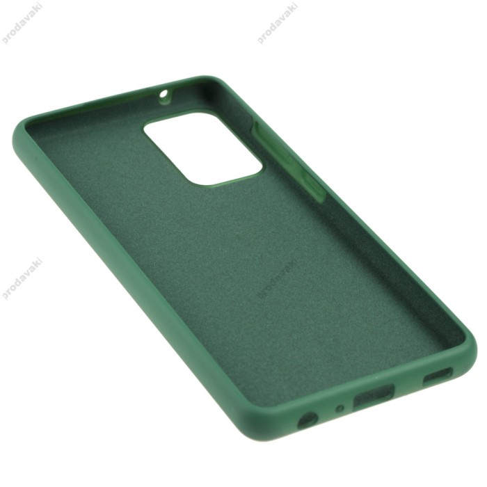 Чохол Samsung Galaxy A72 (A726) Silicone Full зелений / pine green