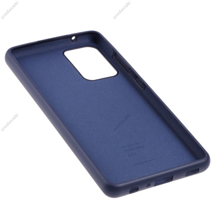 Чохол для Samsung Galaxy A72 (A726) Silicone Full темно-синій