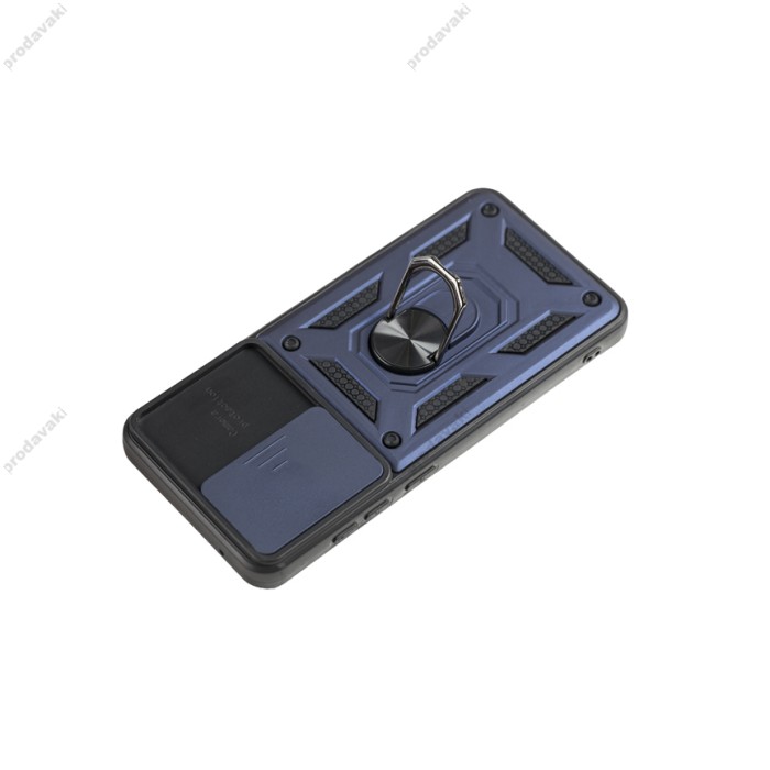Чохол для Samsung Galaxy A72 (A725) Serge Ring Armor ударостійкий синій