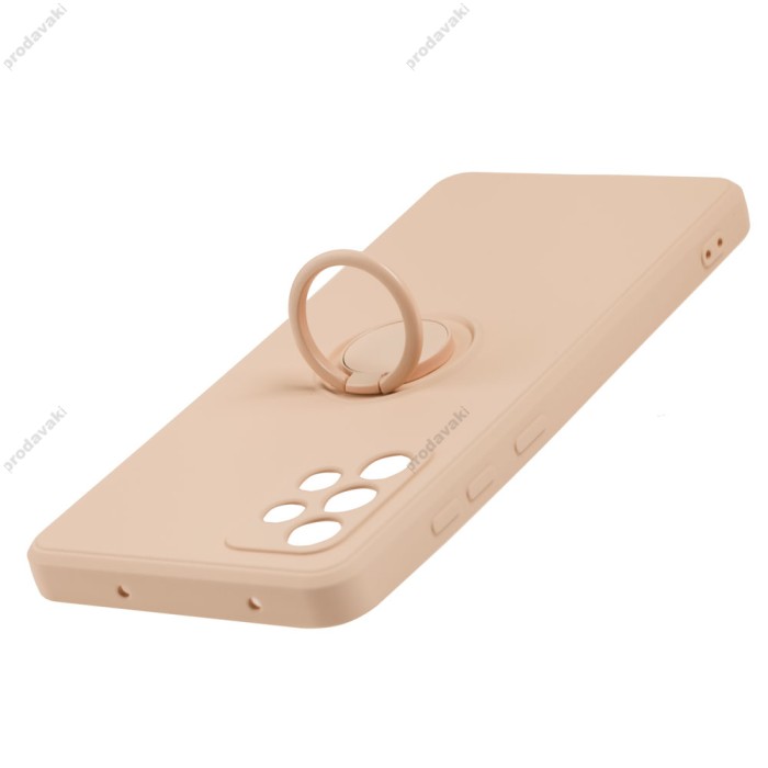 Чохол Samsung Galaxy A72 WAVE Color Ring рожевий / pink sand