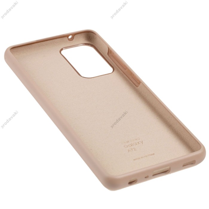 Чохол Samsung Galaxy A72 (A726) Silicone Full рожевий / pink sand