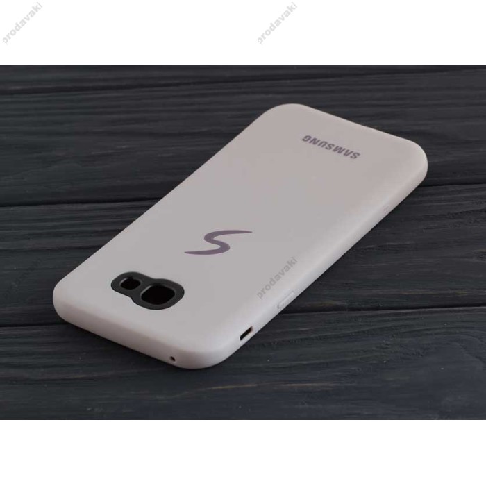 Чохол для Samsung Galaxy A3 2017 (A320) Silicon case сірий