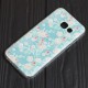 Чохол для Samsung Galaxy A3 2017 (A320) з принтом блакитний з різними кольорами.