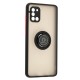 Чохол Samsung Galaxy A31 (A315) LikGus Edging Ring чорний / червоний