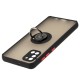 Чохол Samsung Galaxy A31 (A315) LikGus Edging Ring чорний / червоний
